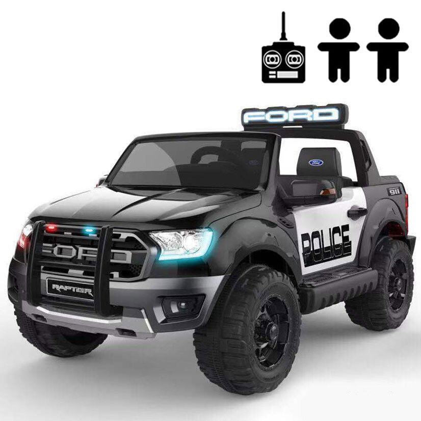 Sähköauto Poliisiauto Ford Ranger Raptor 12V