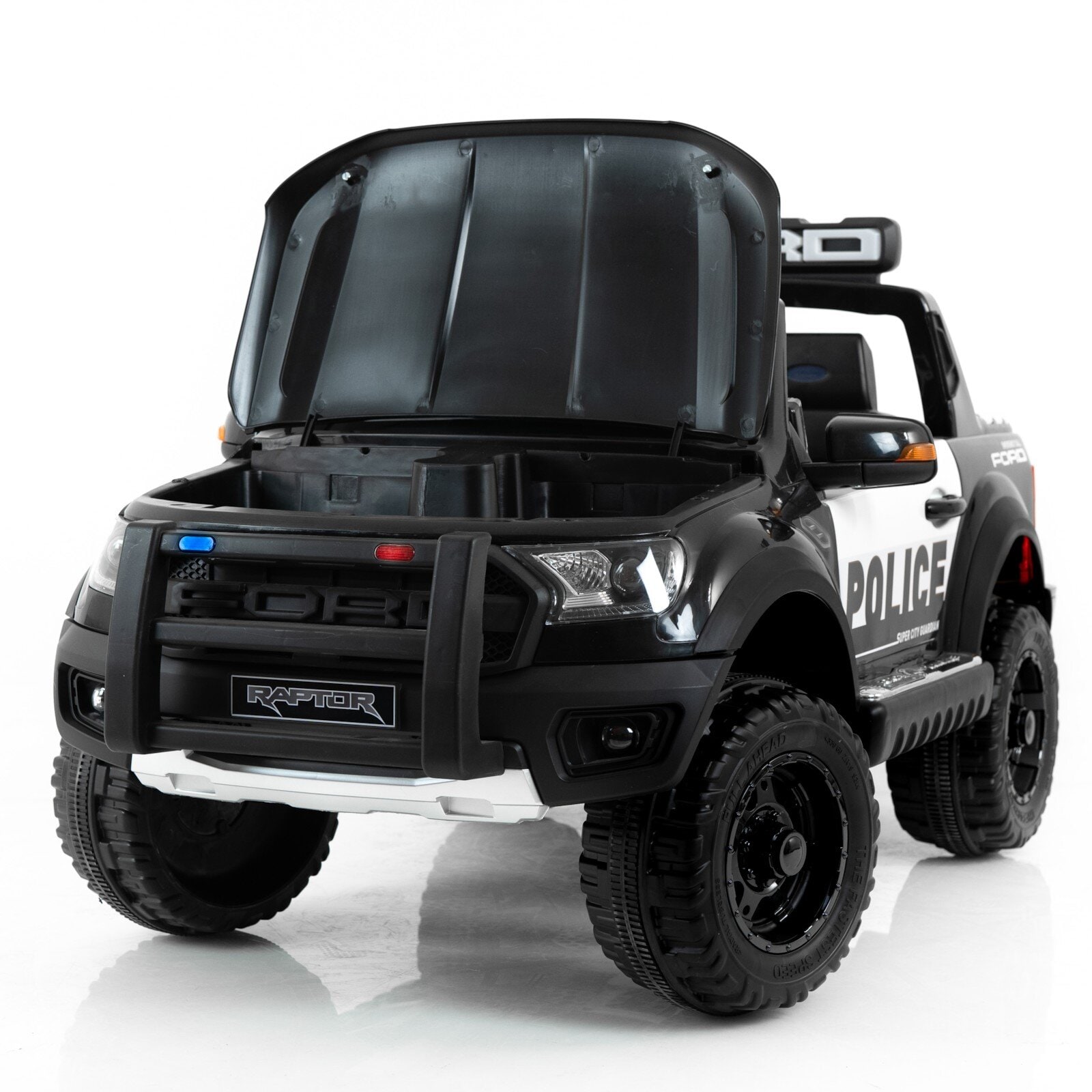 Sähköauto Poliisiauto Ford Ranger Raptor 12V