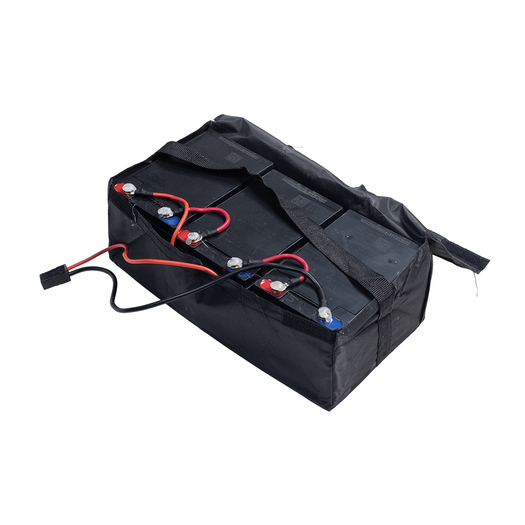 Akkupaketti Quickswap, 36V 12Ah musta liitin