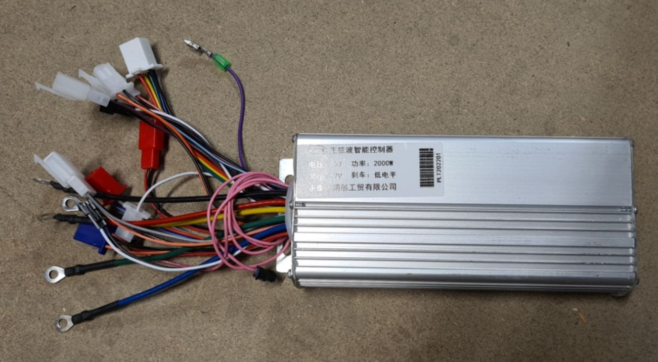 Elektronikbox 1500W till Nitrox Fatbike Lithium Typ B