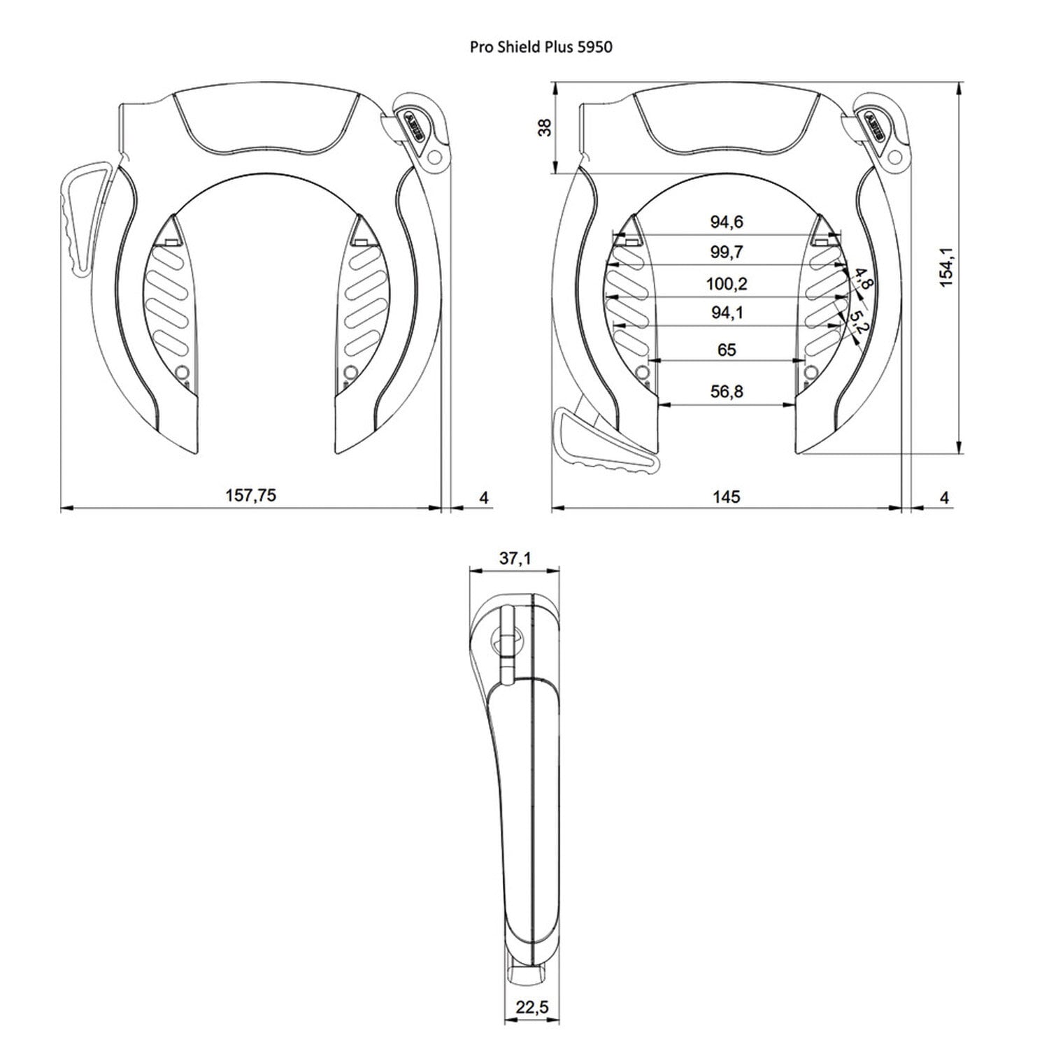 ABUS Pro Shield Plus - Vakuutusyhtiön hyväksymä lukko